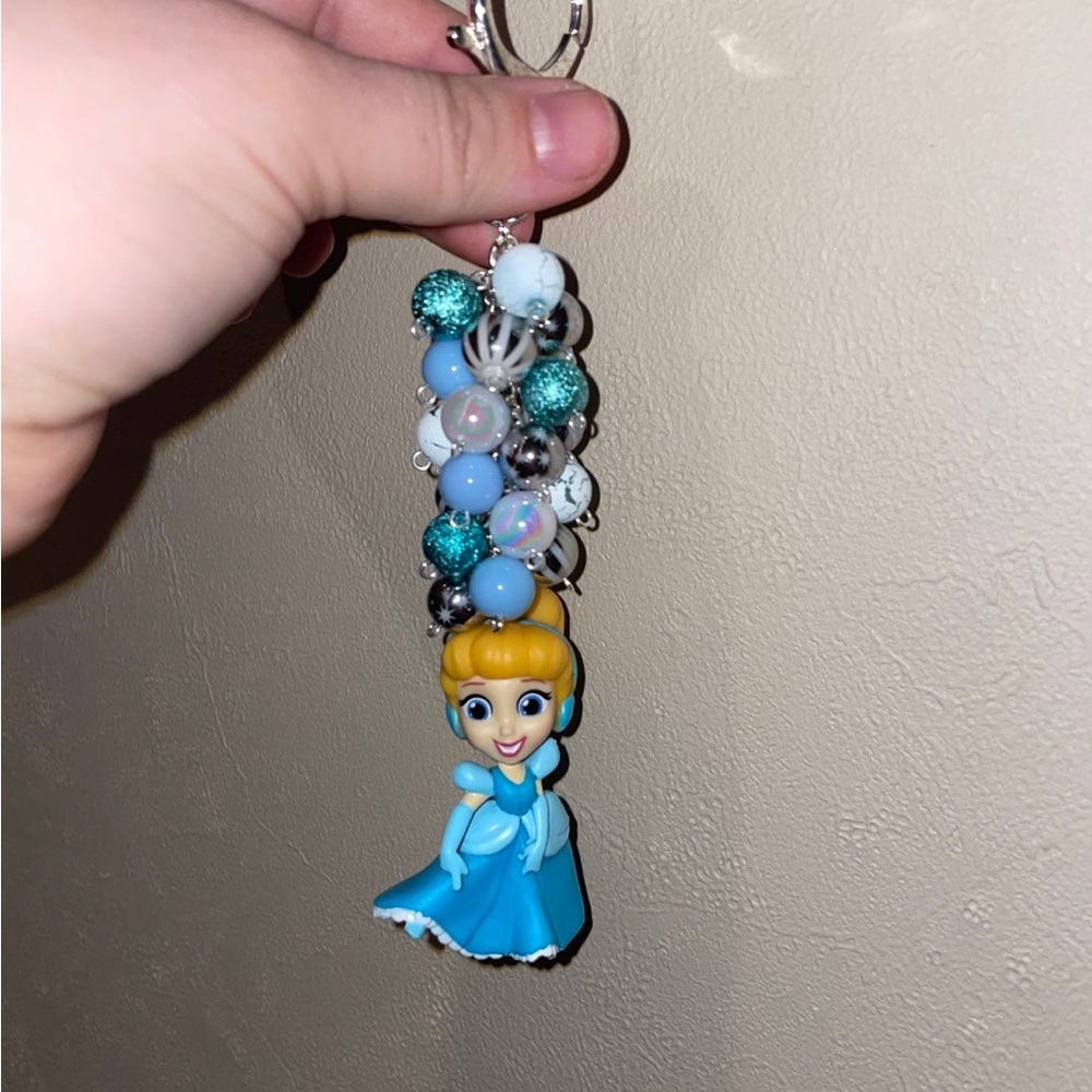 Disney princess comics Cinderella beaded bag purse charm
